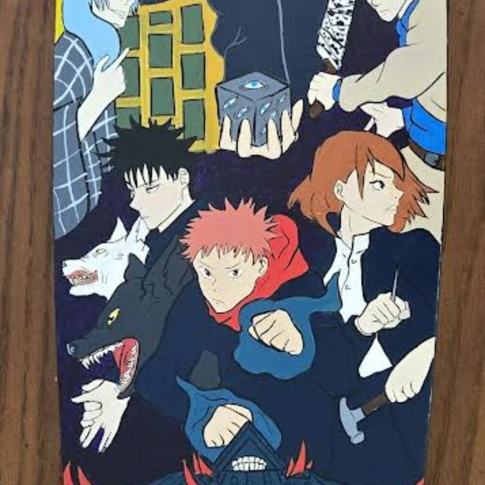 Jujutsu Kaisen 42 inch Longboard Deck.